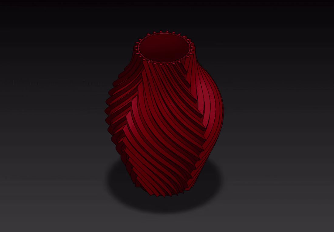 Cover image for 3D Model Of A Sequence Vase | SolidWorks
