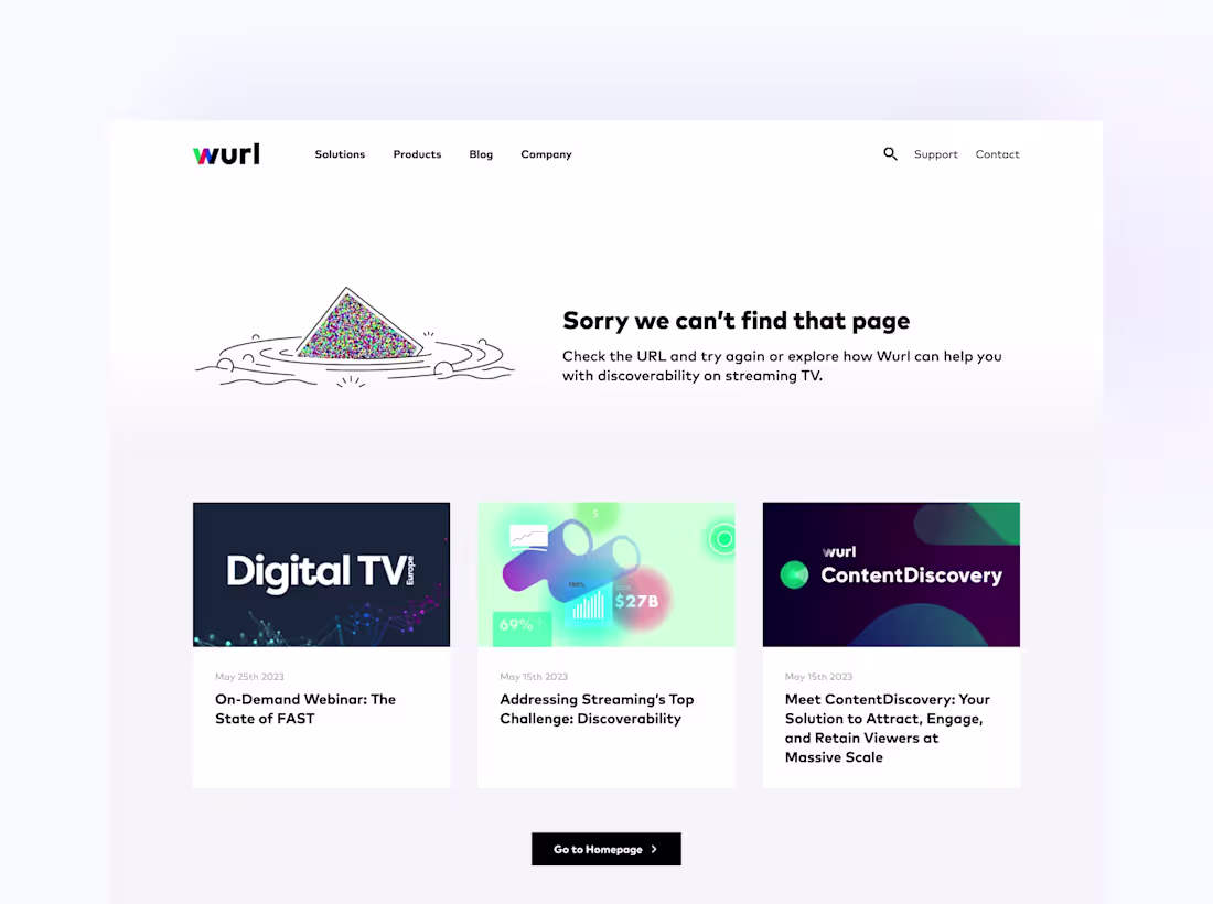 Cover image for Wurl 404 Page