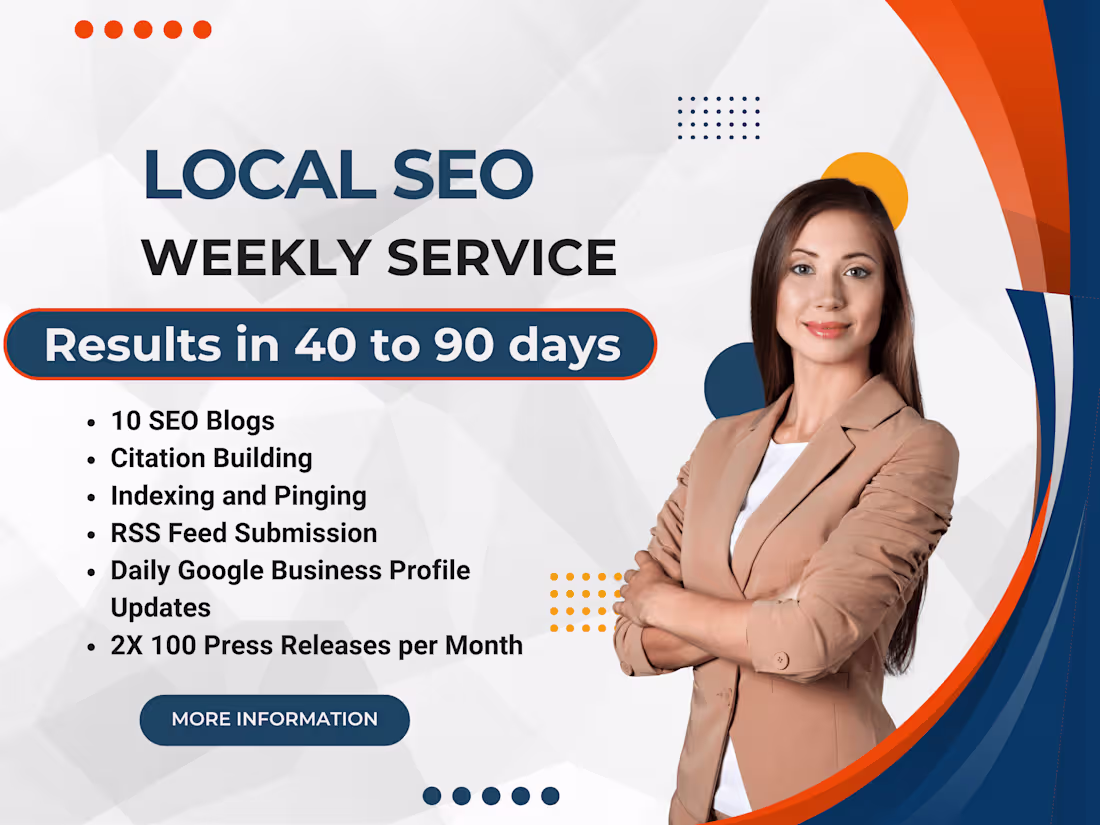 Cover image for Weekly Local SEO Service