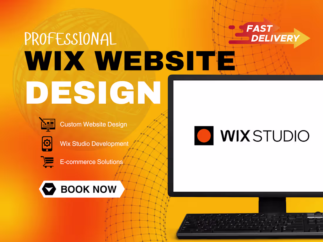 Cover image for I will develop website on wix studio, wix website development