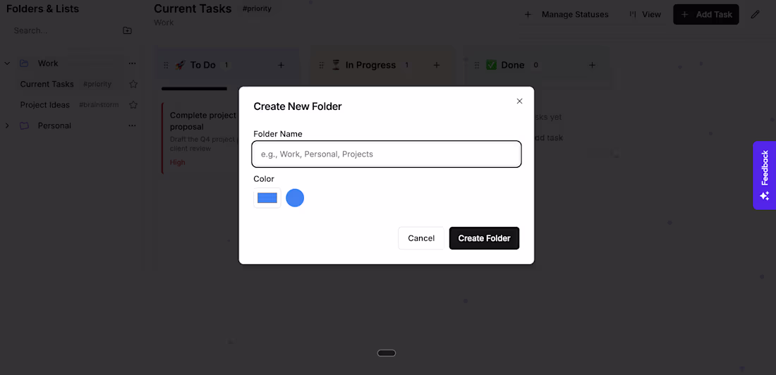 Cover image for An intuitive task management application built to streamline...