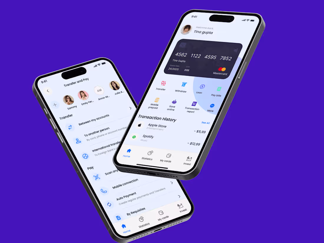 Cover image for Fortuna Bank App :: Behance