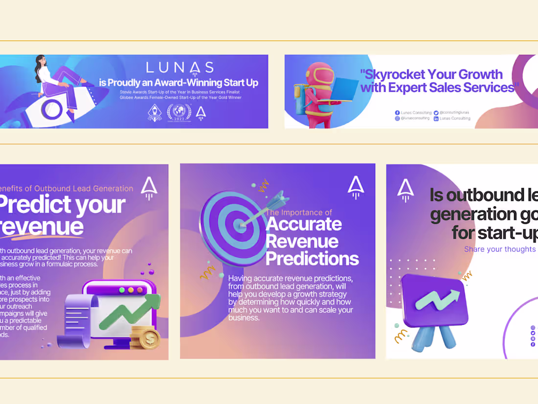 Cover image for Social Media Management for a B2B SaaS Agency