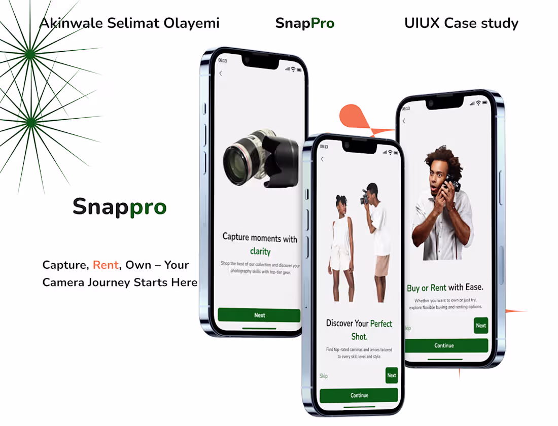 Cover image for Camera Rental Projects Case Study :: Behance