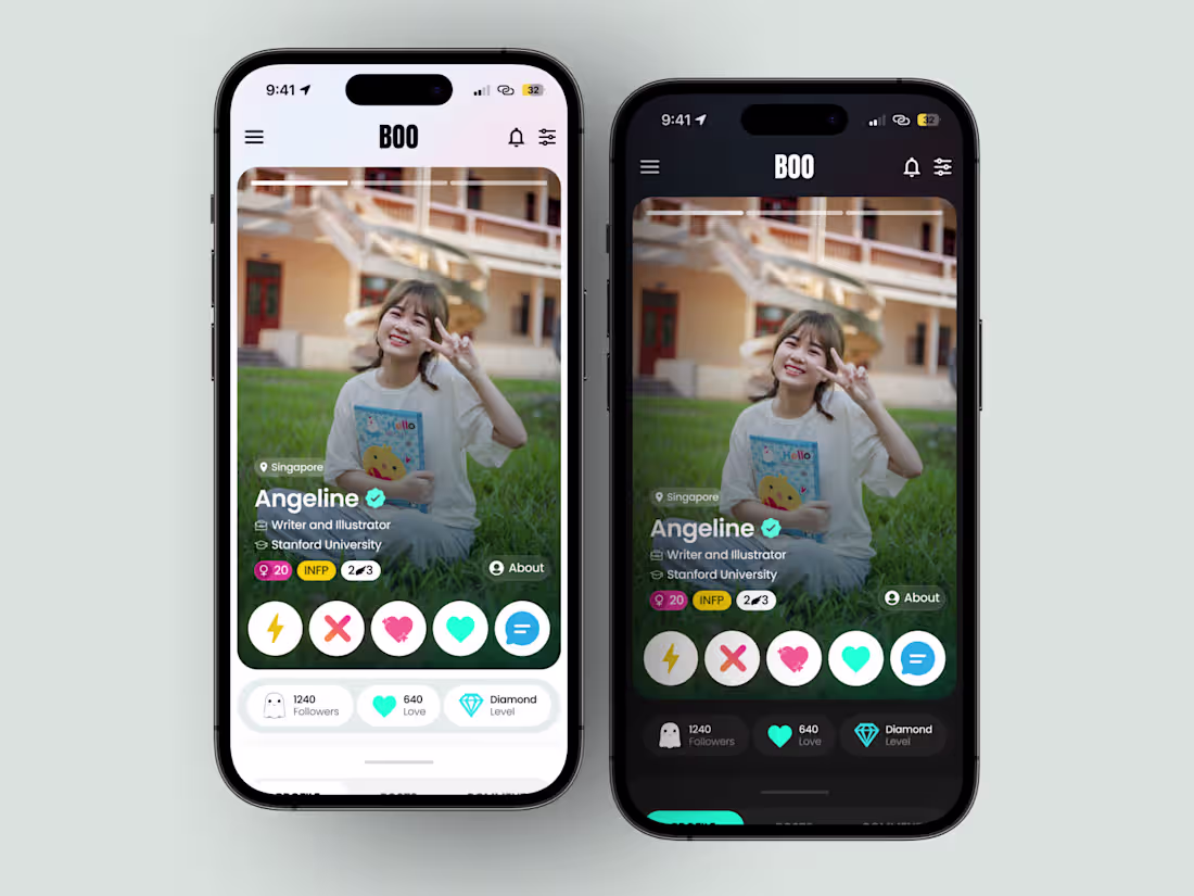 Cover image for Boo Dating App Redesign