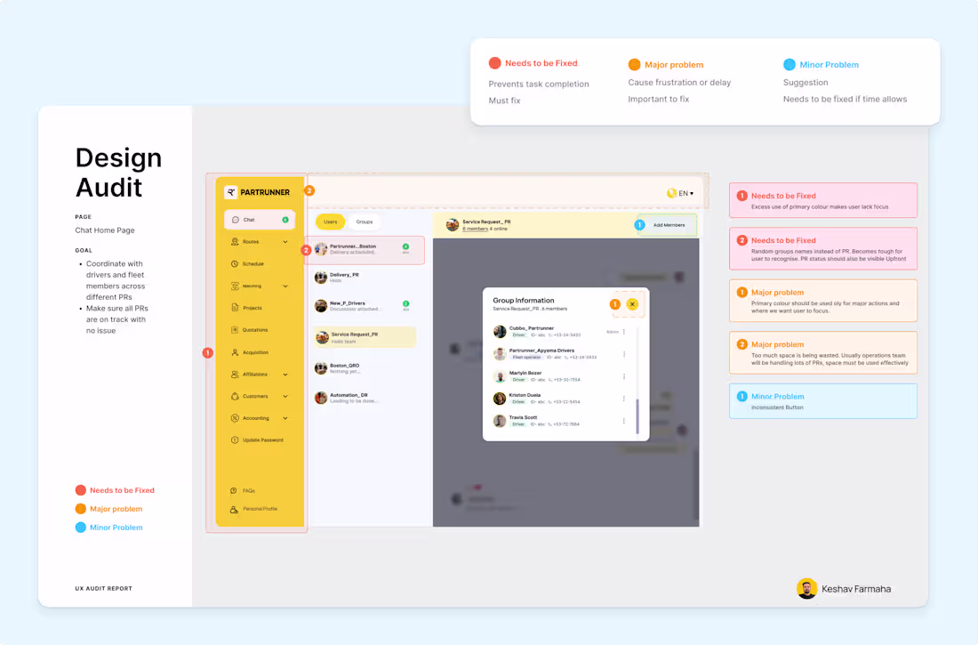Cover image for UX Audit – Clarity, Conversion & Retention Focused