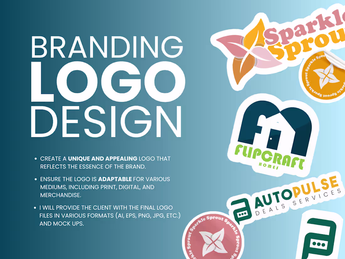 Cover image for Professional and Unique Logo Design and Brand Identity Services