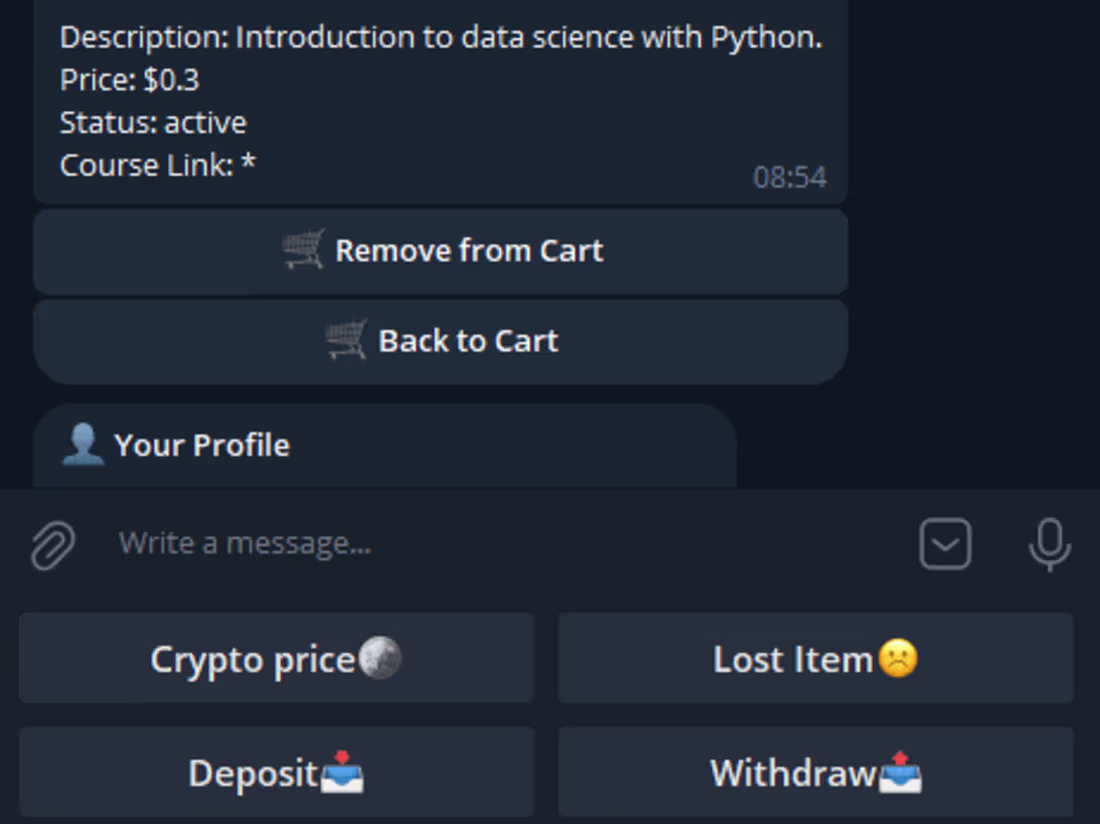 Cover image for Highly customizable telegram bot with Administrative controls