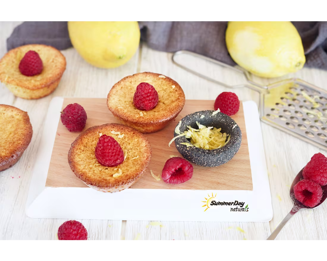 Cover image for Lemon-Raspberry Financiers