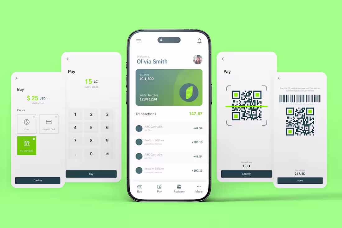 Cover image for Leaf Coin Mobile App UI Design