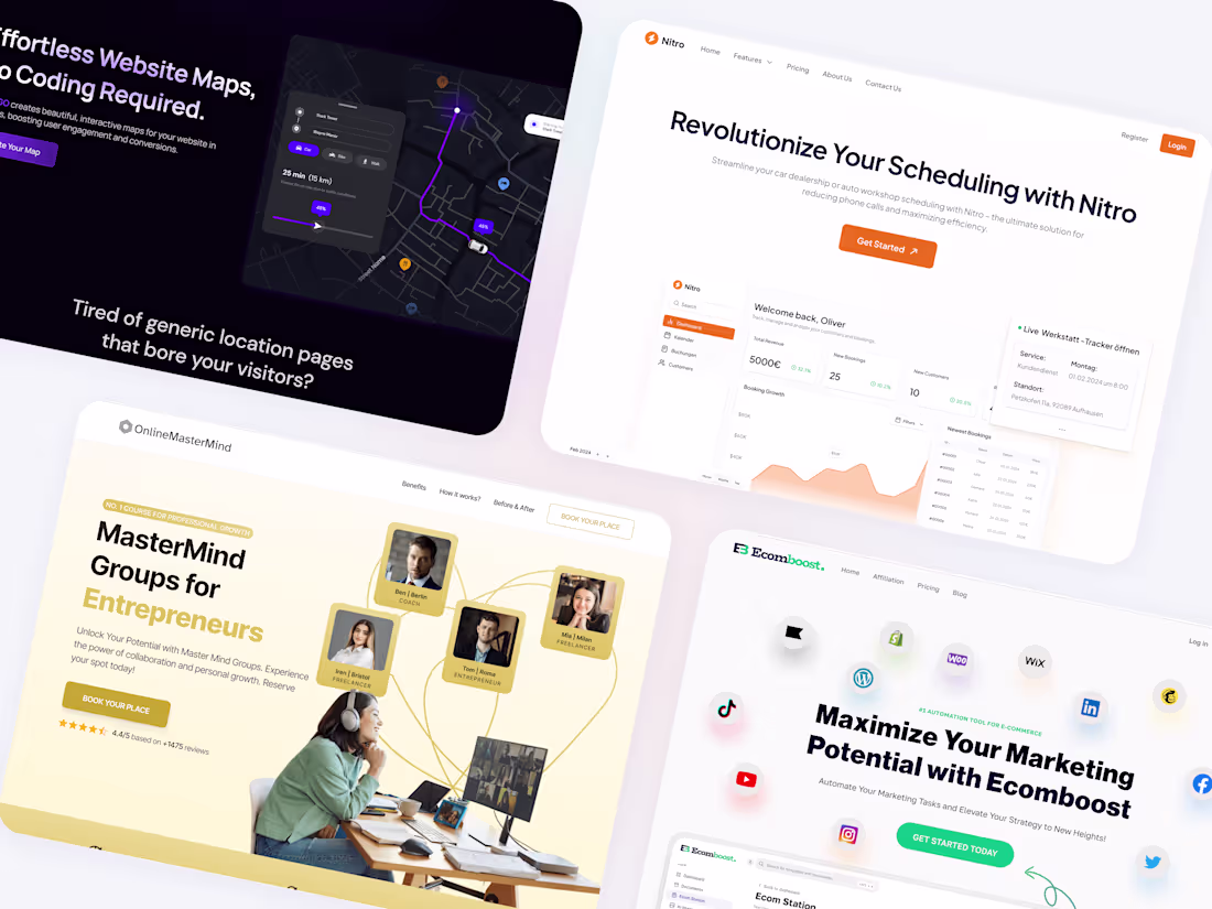 Cover image for High Converting SaaS Landing Page Design