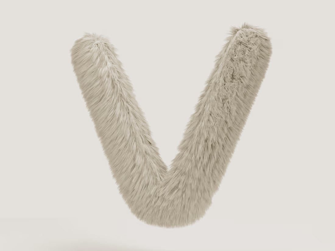 Cover image for 3d animated furry letter