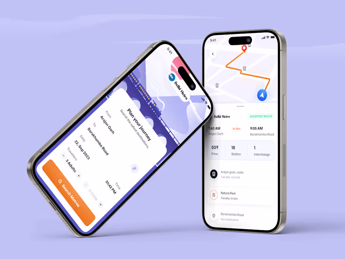 Cover image for Metro App Design