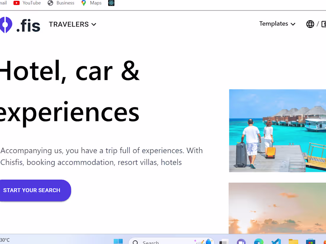 Cover image for Travelling Website