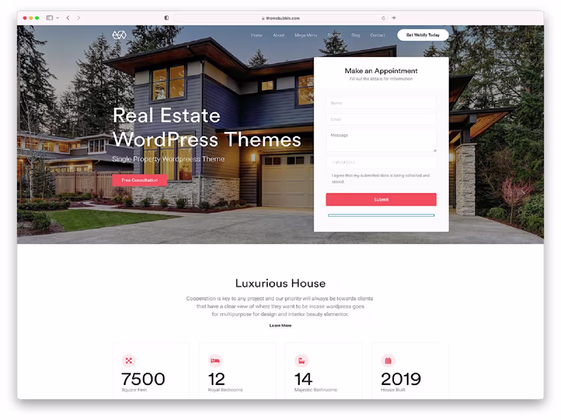 Cover image for Real Estate investor website