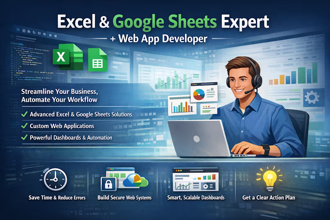 Cover image for Excel and Google Sheets Expert