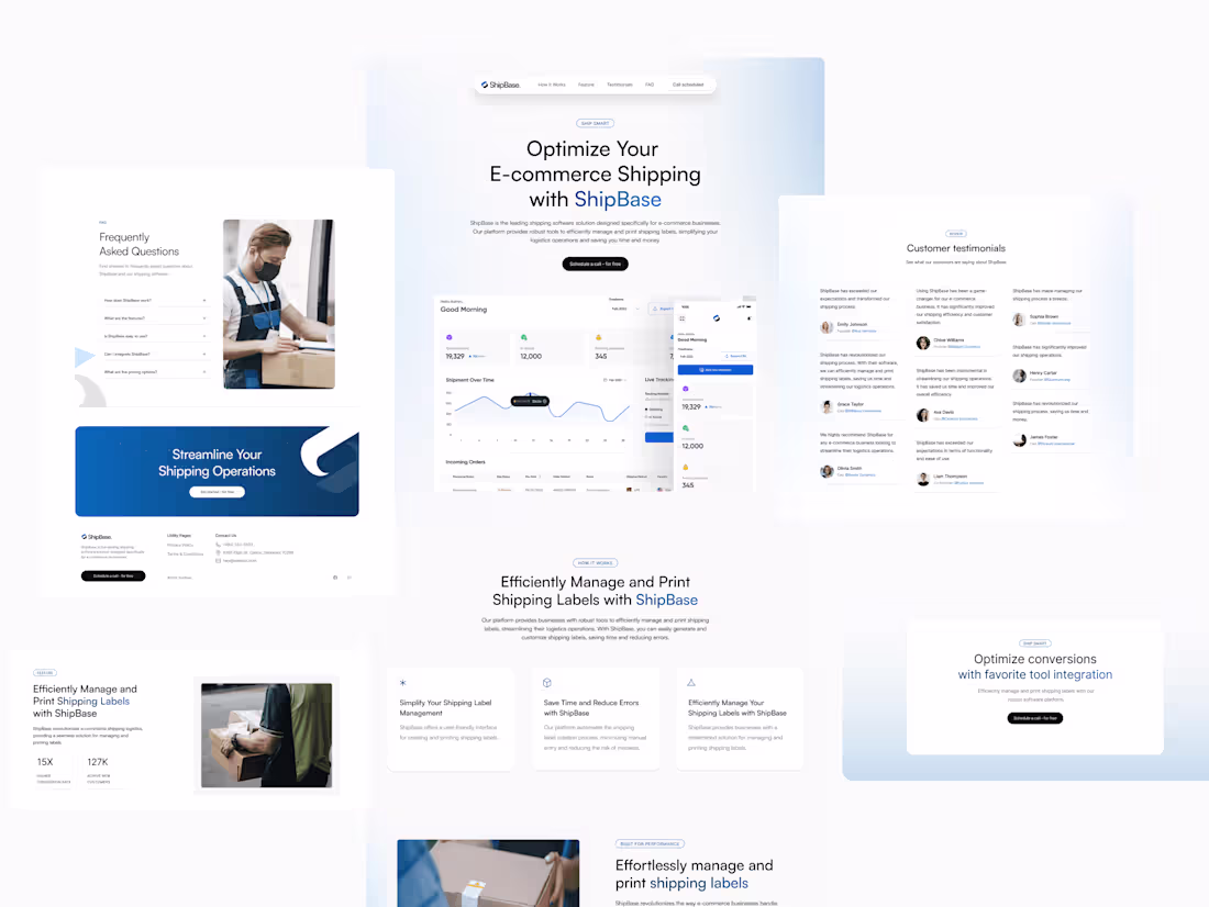 Cover image for Shipbase - UI Design at Shipbase