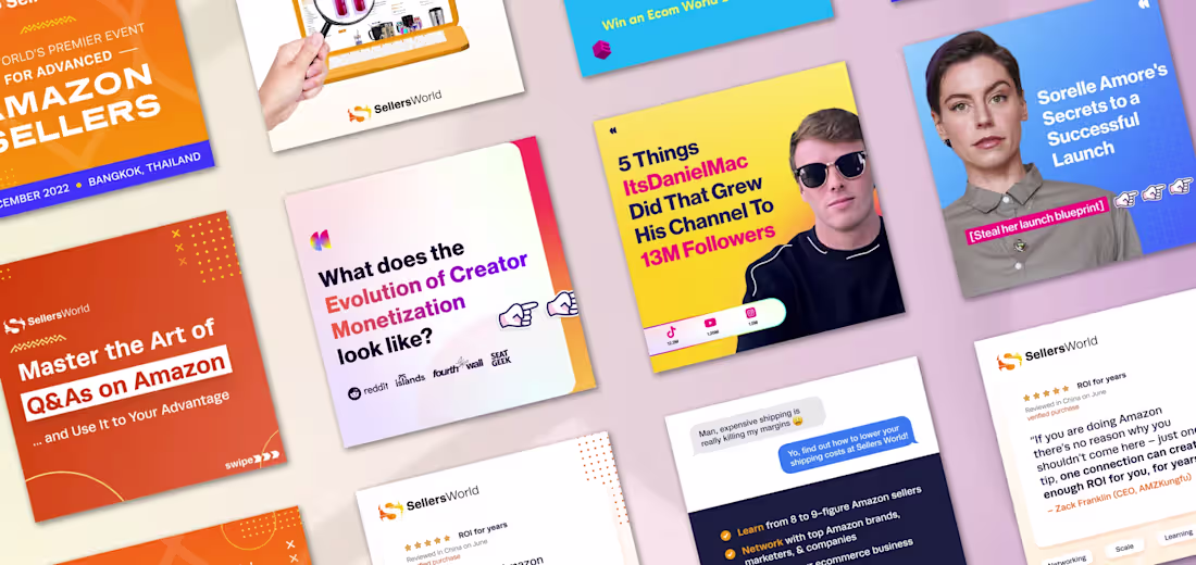 Cover image for Conference Brands
Creators Conference, Sellers World Conference