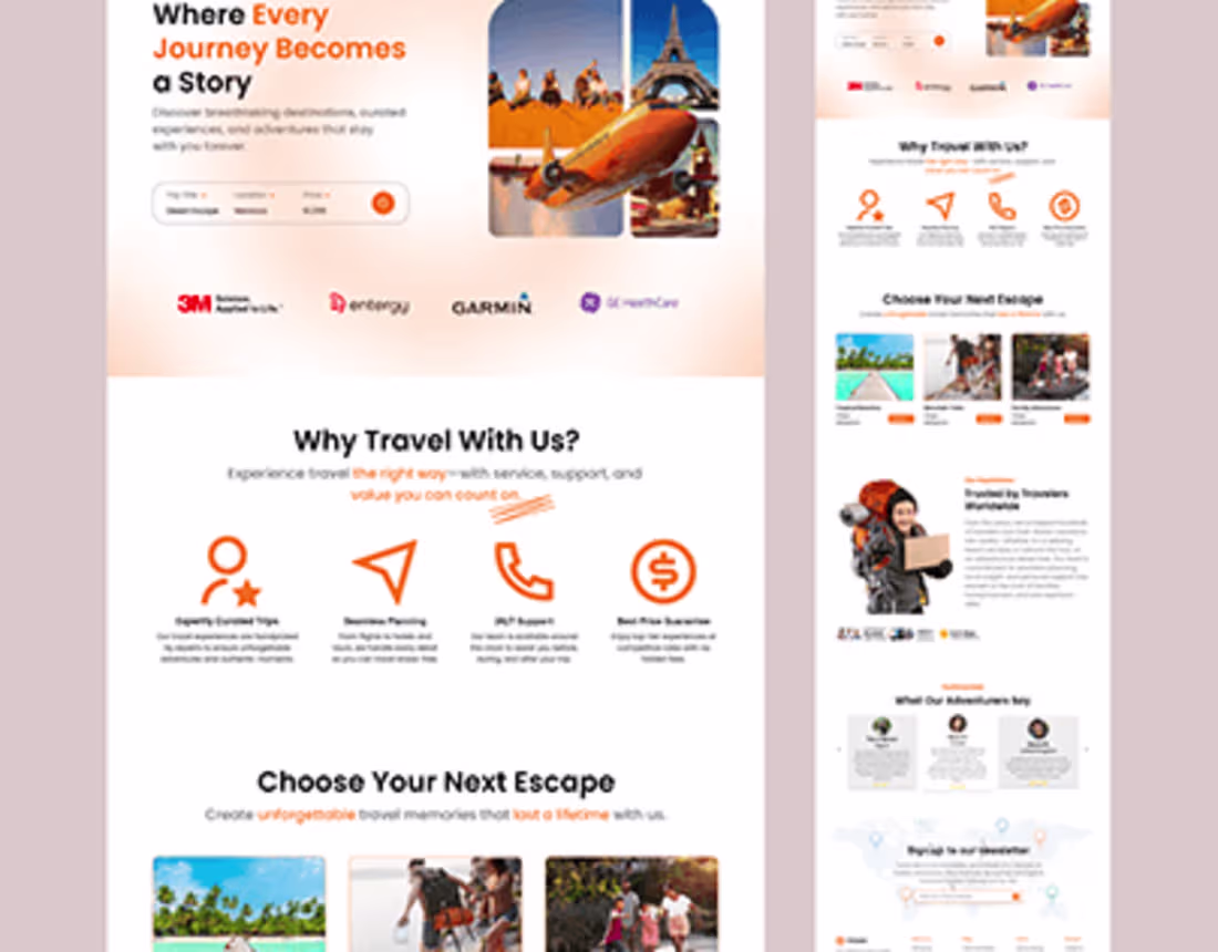 Cover image for Responsive Hero Section for SavorySage