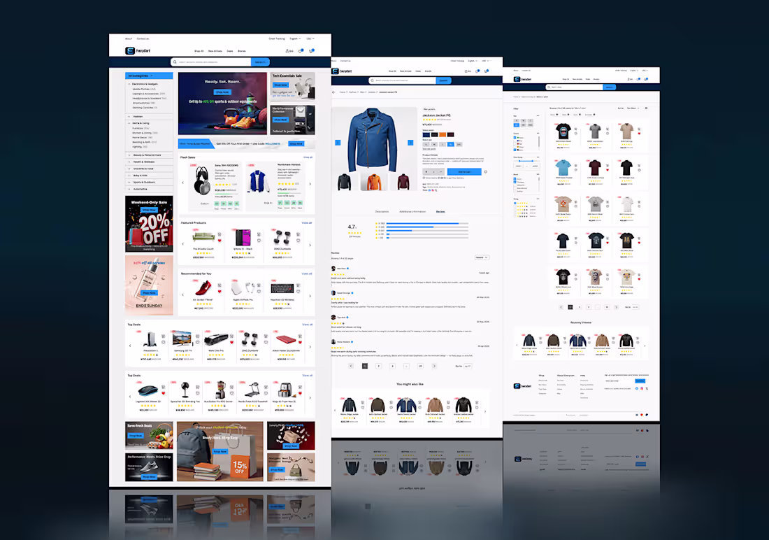 Cover image for EveryCart (an E-commerce store)