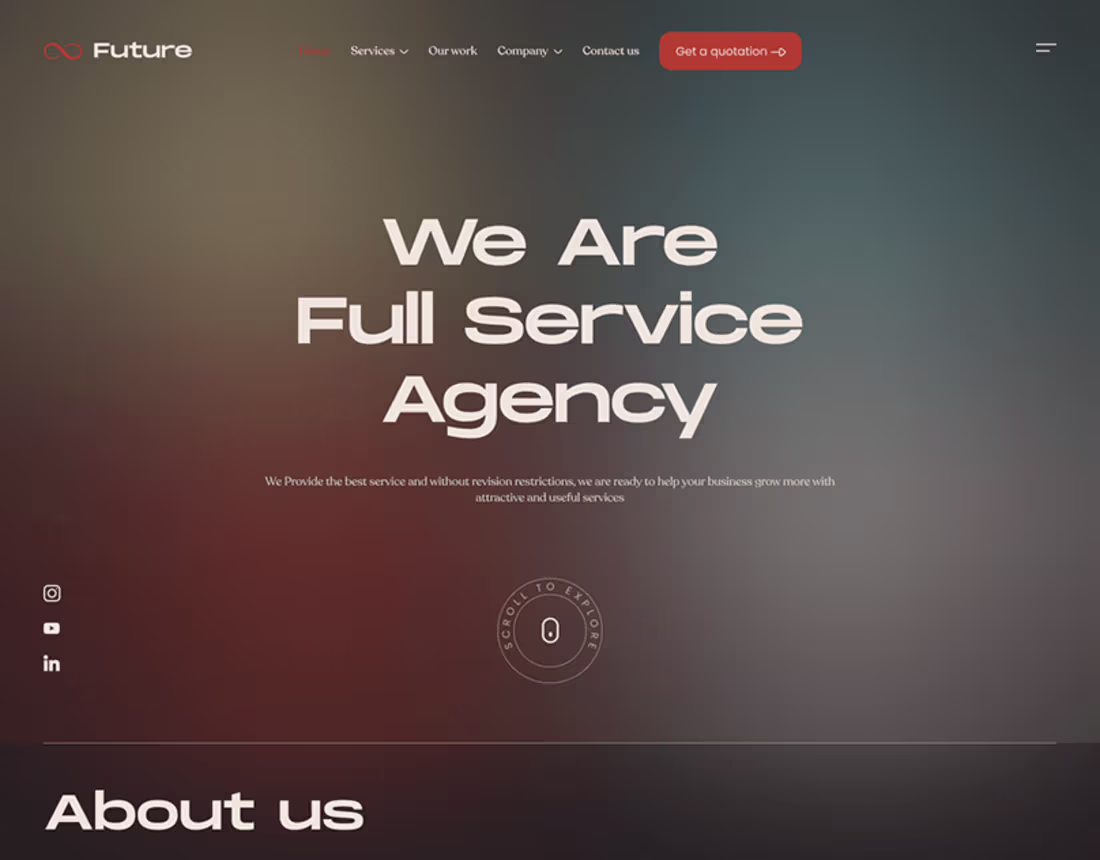 Cover image for Digital Agency Landing Page
