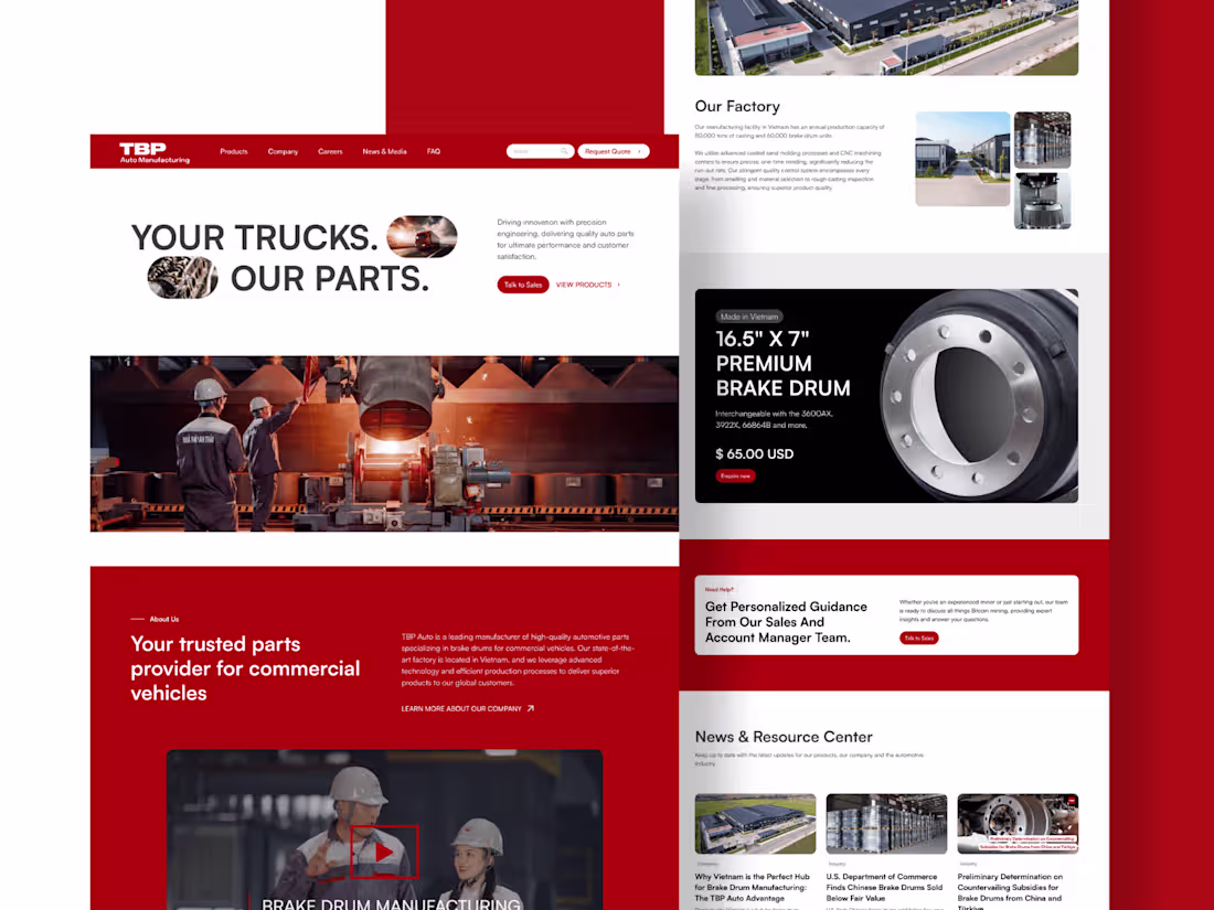 Cover image for TBP Auto — Premium Brake Drums for Commercial Vehicles