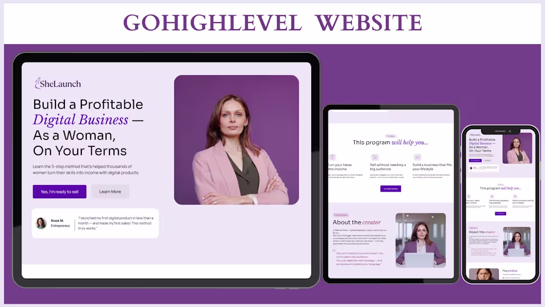 Cover image for Gohighlevel Website 