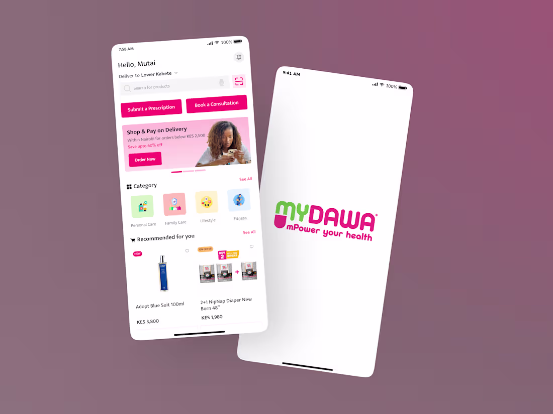 Cover image for MyDAWA App Redesign