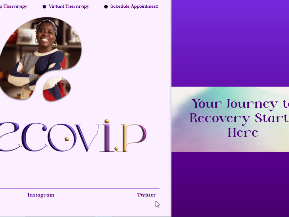 Cover image for Recovip - Home Website is For US Company is ready 