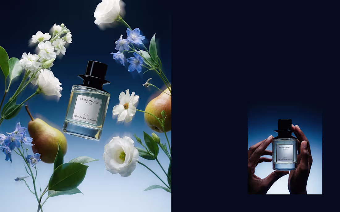 Cover image for floral perfume luxury packshot [AI-generated]