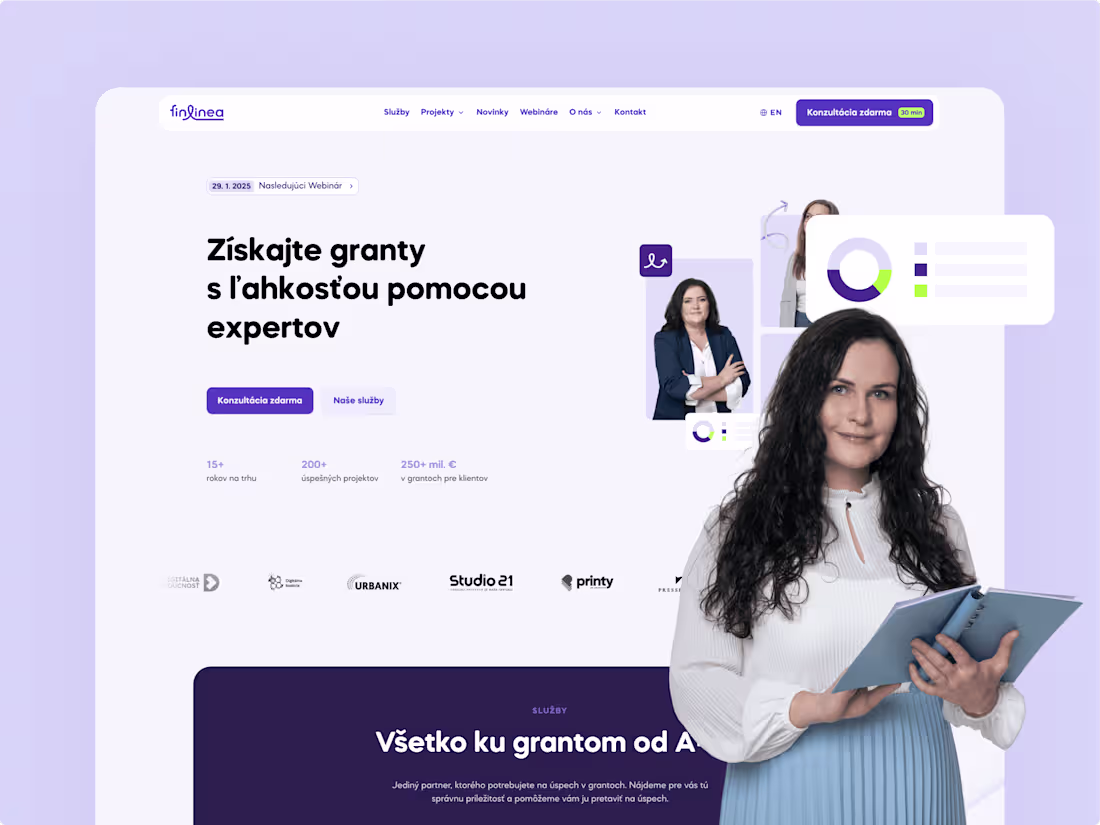 Cover image for Finlinea – Grant Consultancy Firm