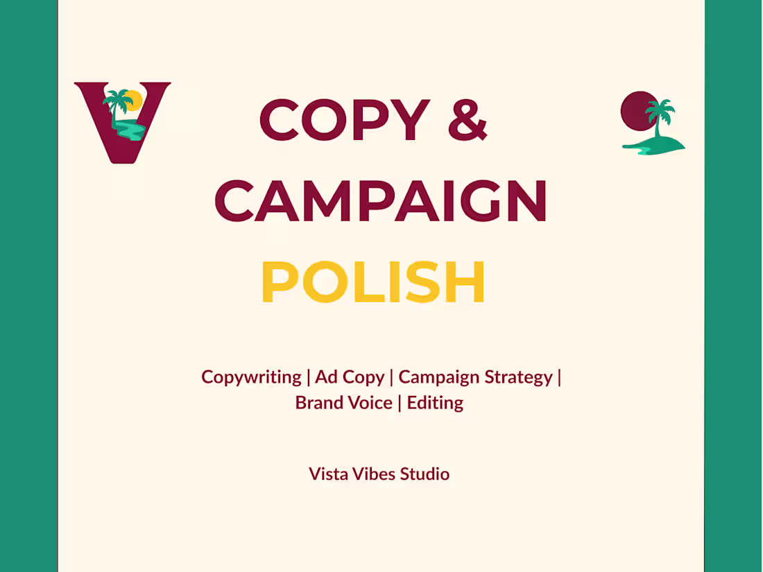 Cover image for Copy & Campaign Polish