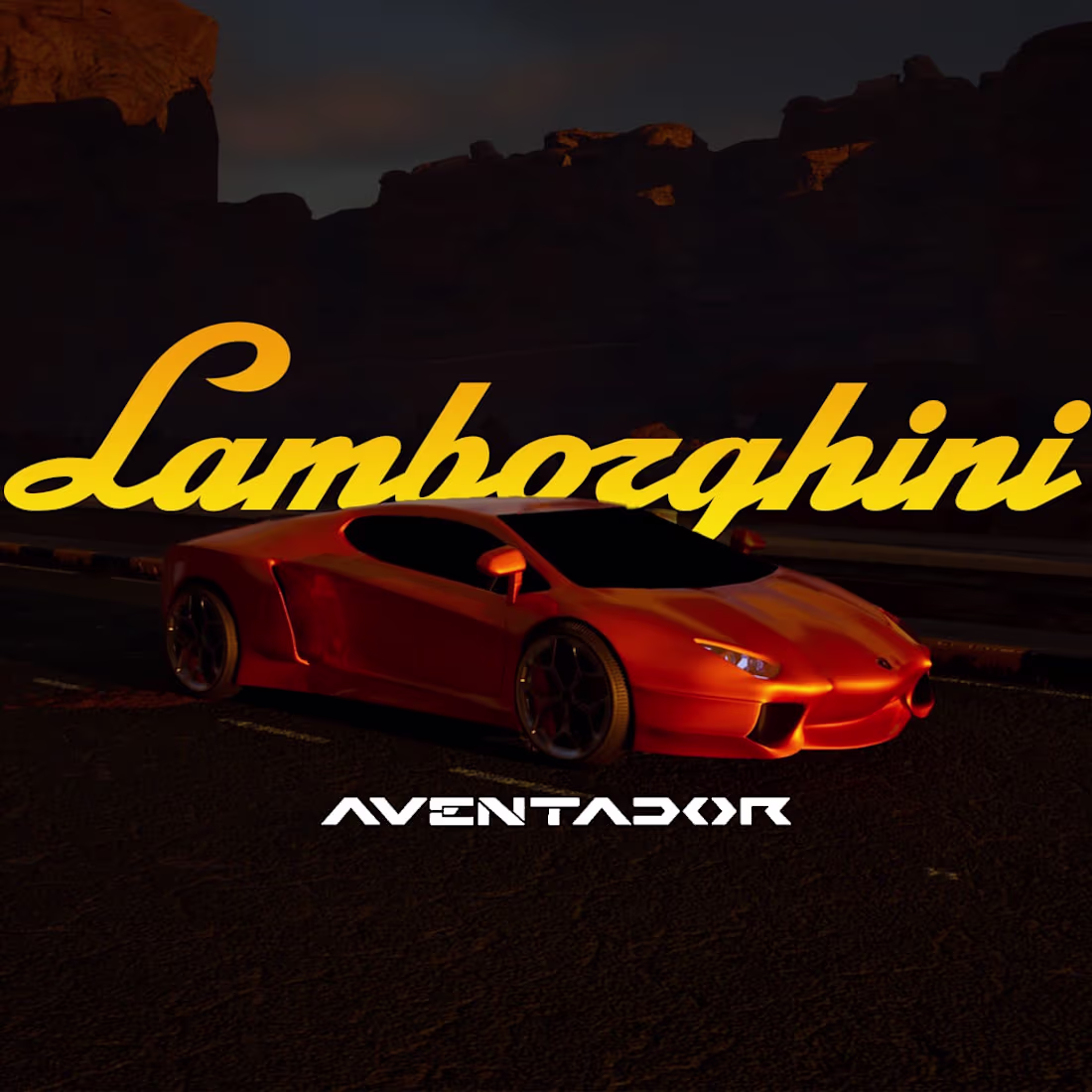 Cover image for 3D Model - Lamborghini Aventador