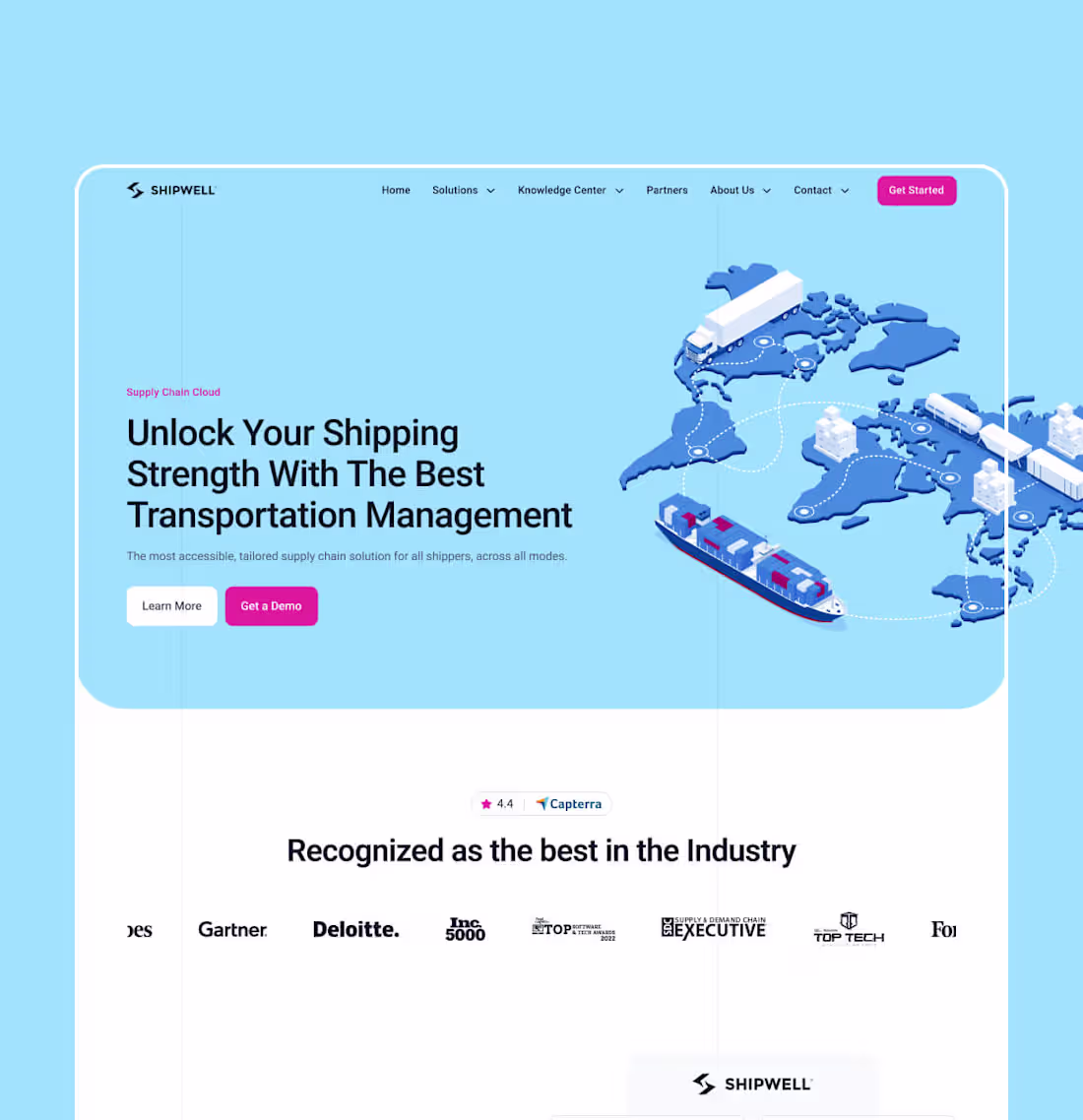 Cover image for Shipwell, B2B SaaS Built on Webflow