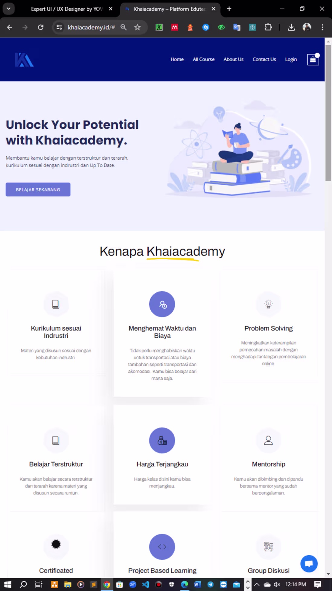 Cover image for Website Developer : Educational Platform 