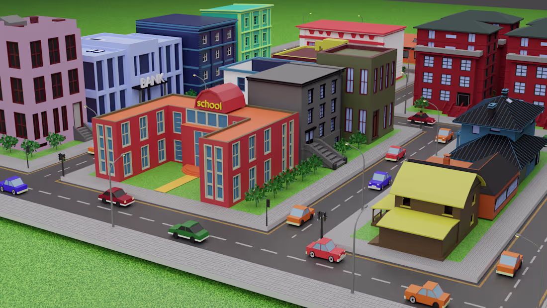 Cover image for 3d low poly environment in blender and unity