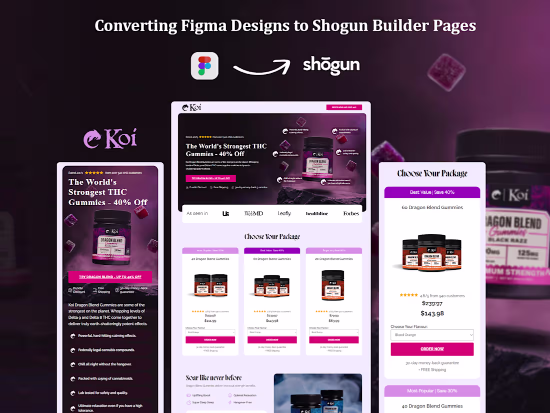 Cover image for Figma to Shogun Page Development