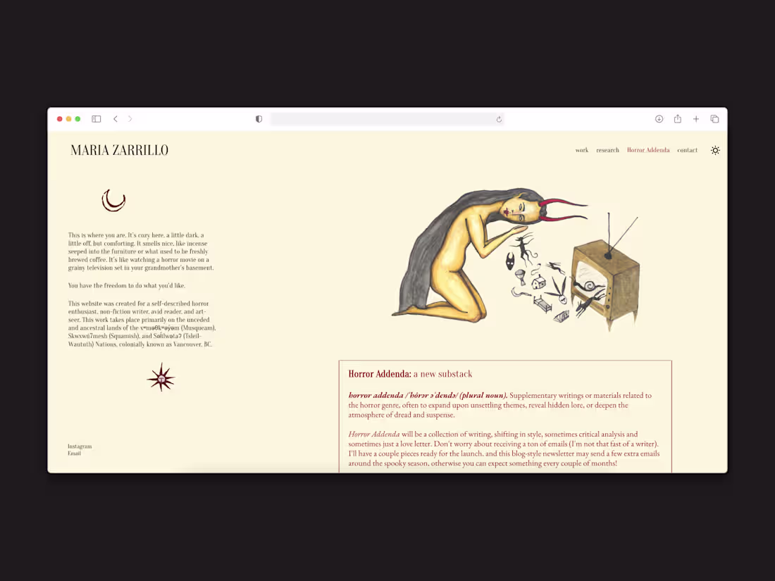 Cover image for Maria Zarrillo Portfolio