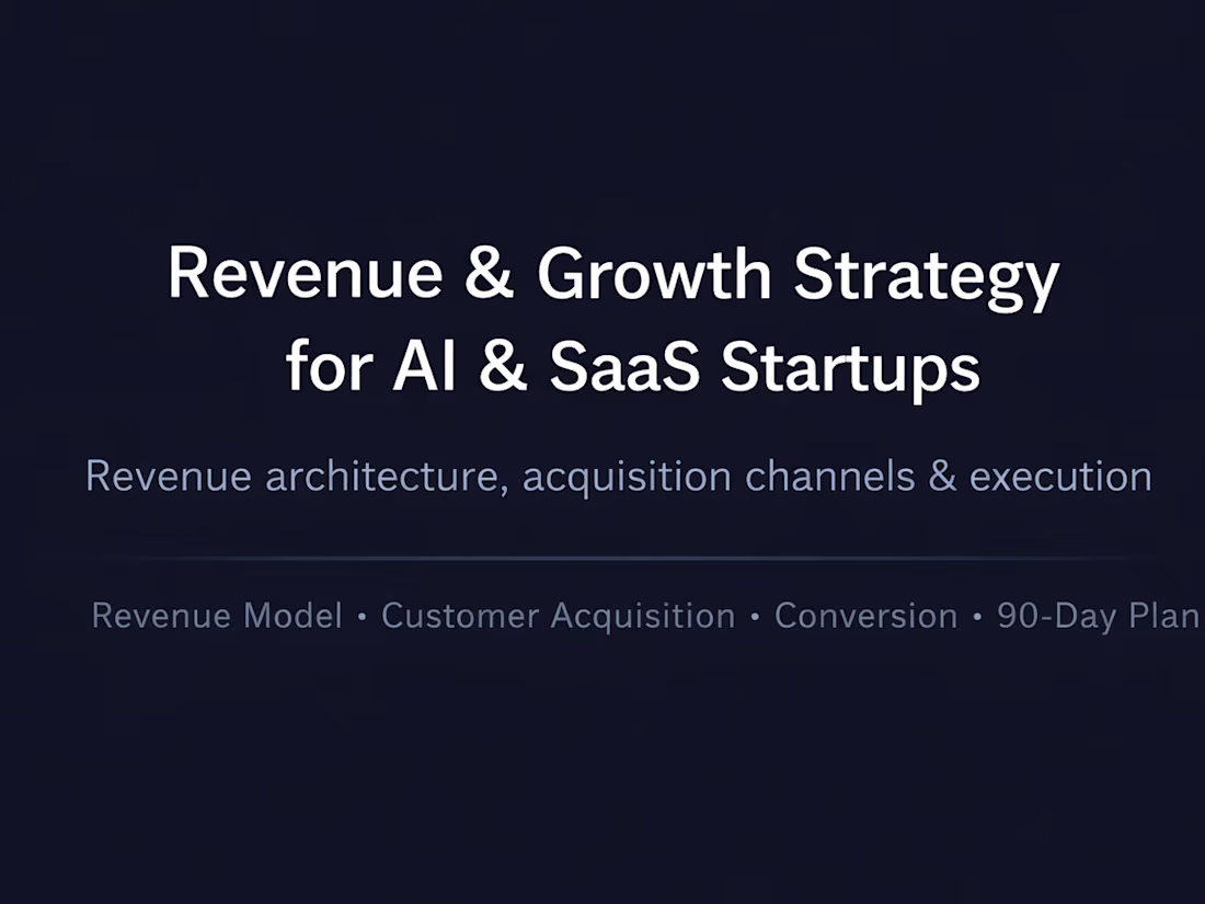 Cover image for Growth and Revenue Strategy