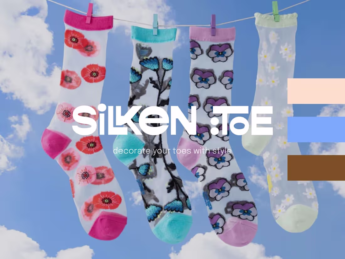 Cover image for Brand identity - Silken Toe