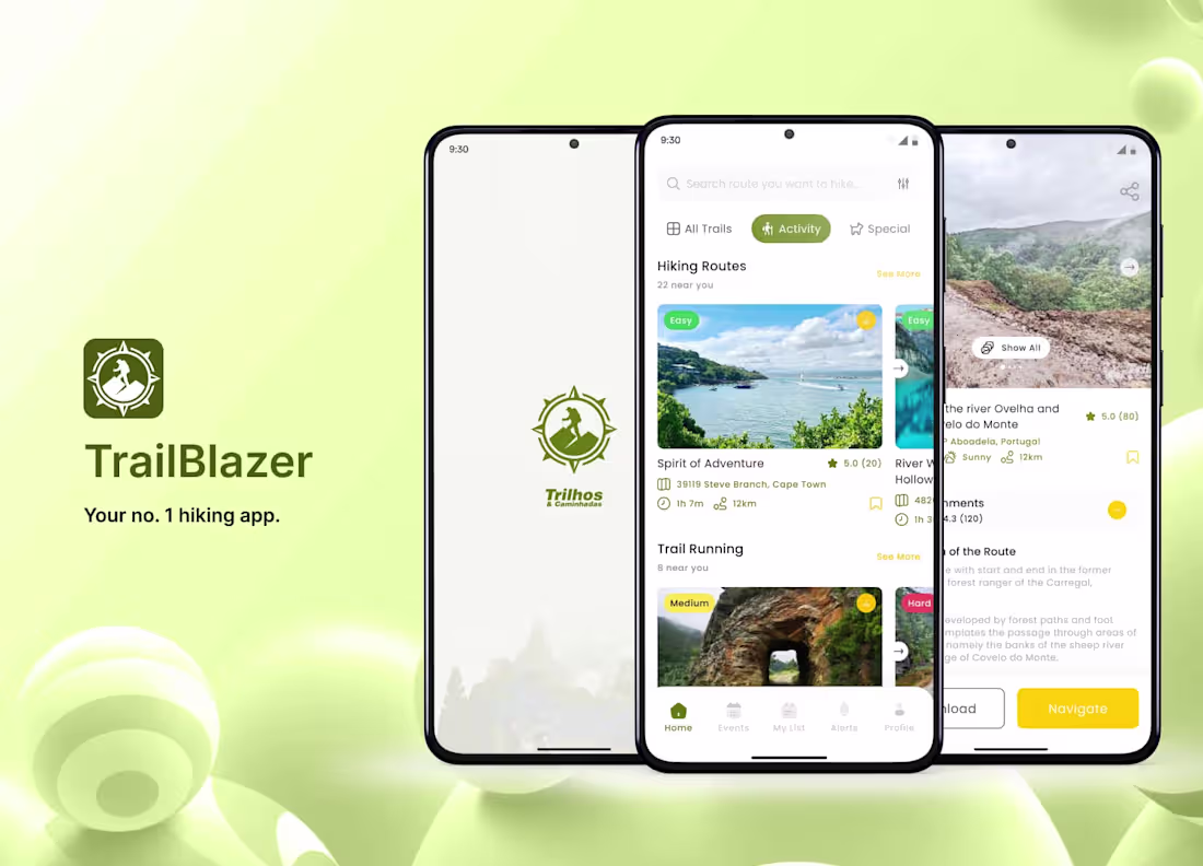 Cover image for TrailBlazer Hiking Mobile App
