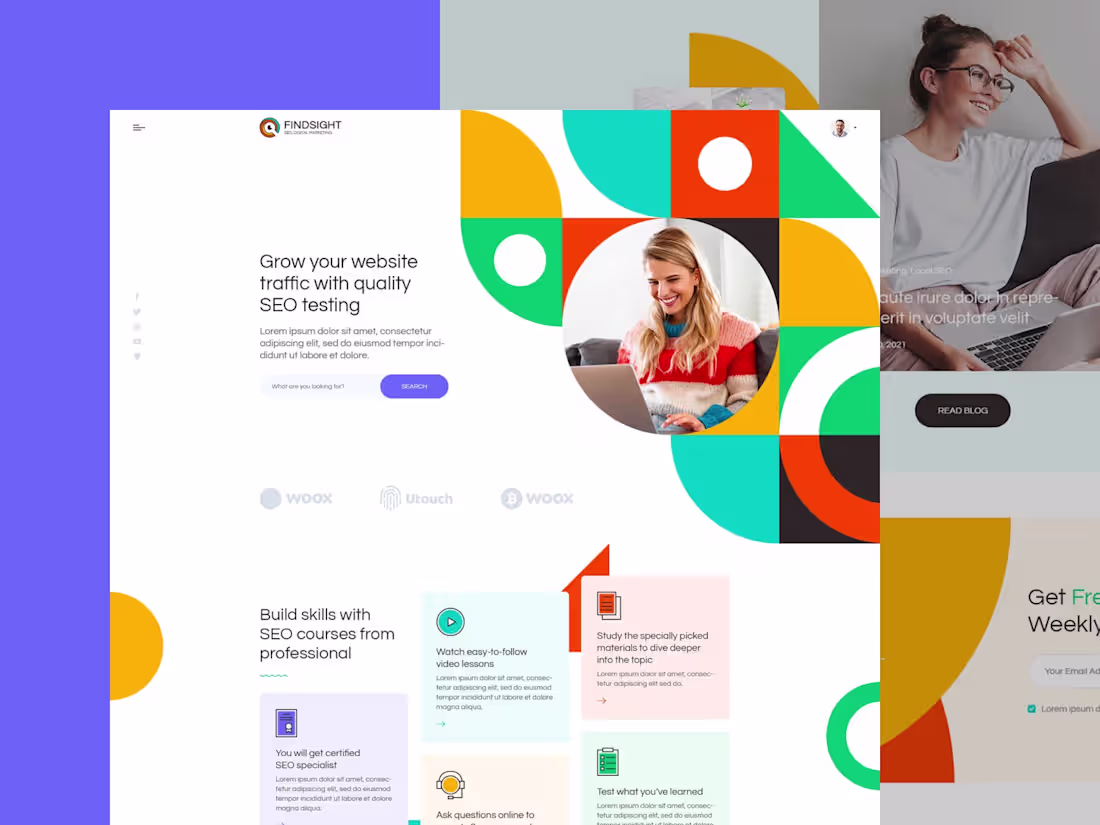 Cover image for FindSight — SEO & Digital Marketing UI Kit