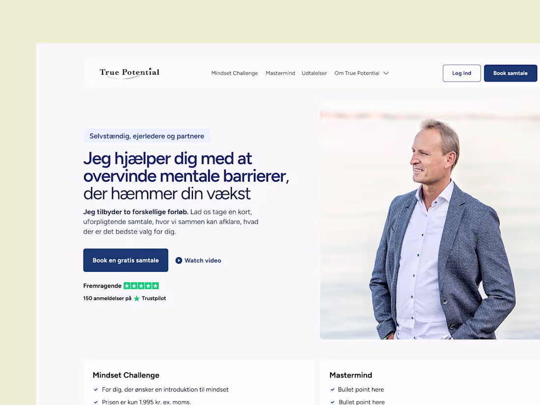 Cover image for Framer Website Design for a Famous Personal Coach