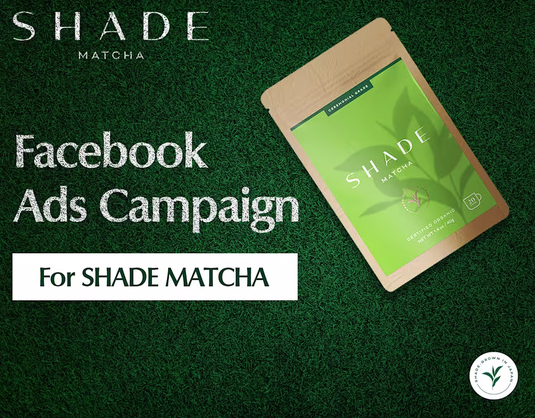 Cover image for Facebook Ads Campaign Design For Green tea