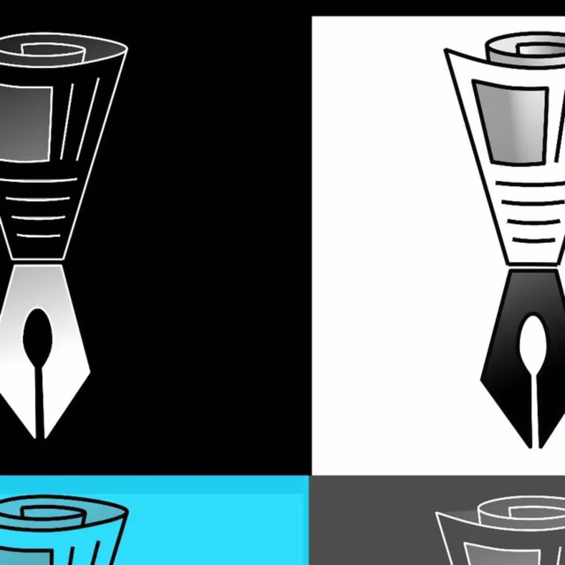 Cover image for Logo House on Instagram: “Unique logo idea for newspaper compan…