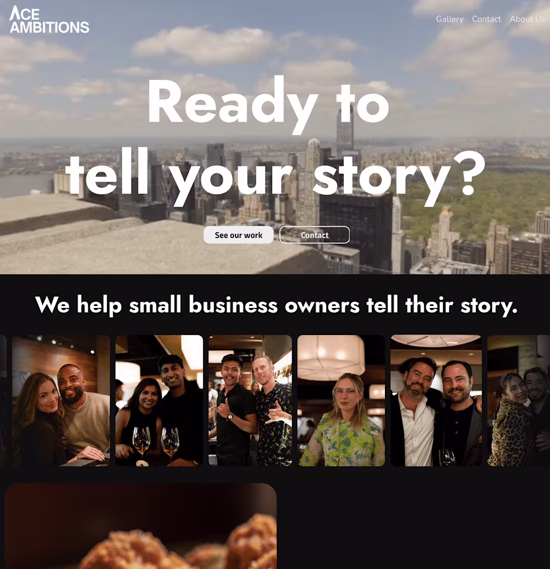 Cover image for Ace Ambitions Website