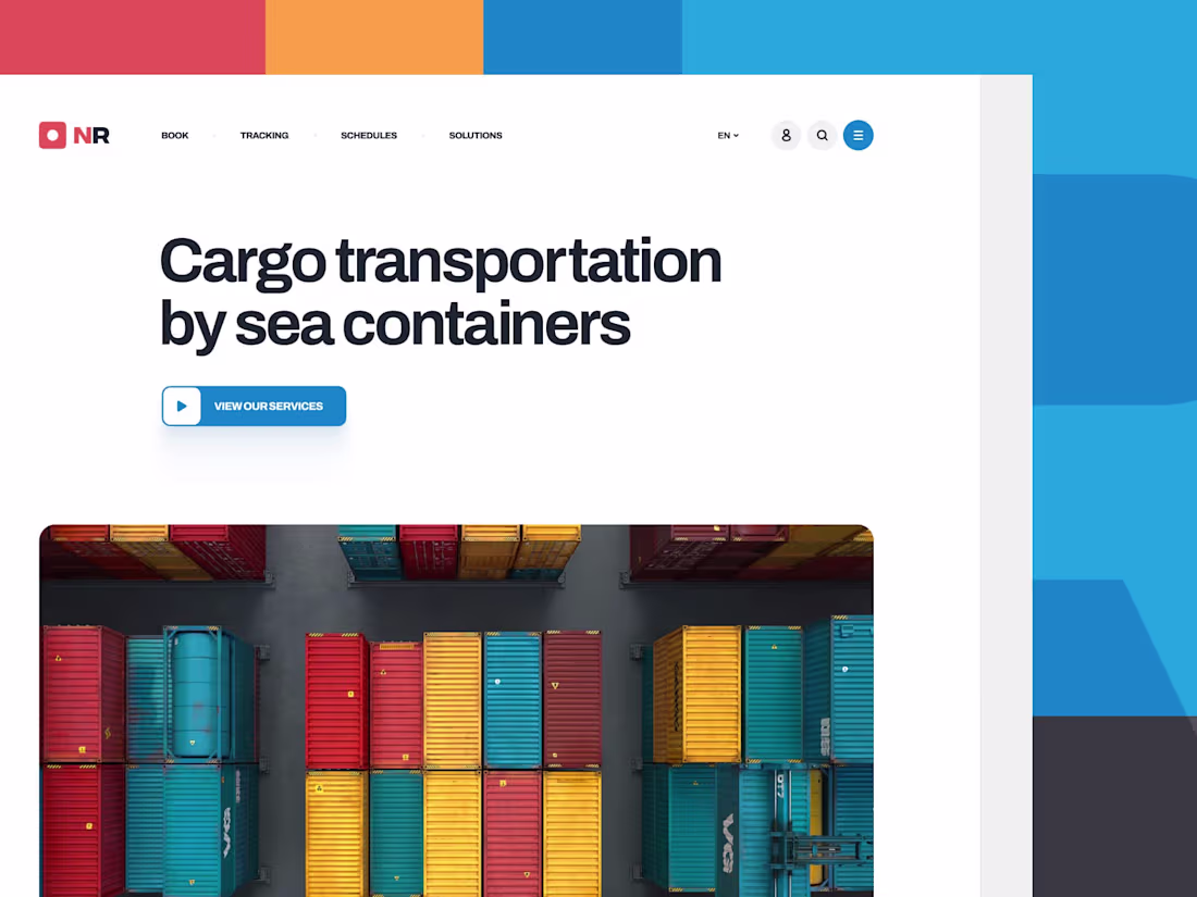 Cover image for NR CARGO / Web site