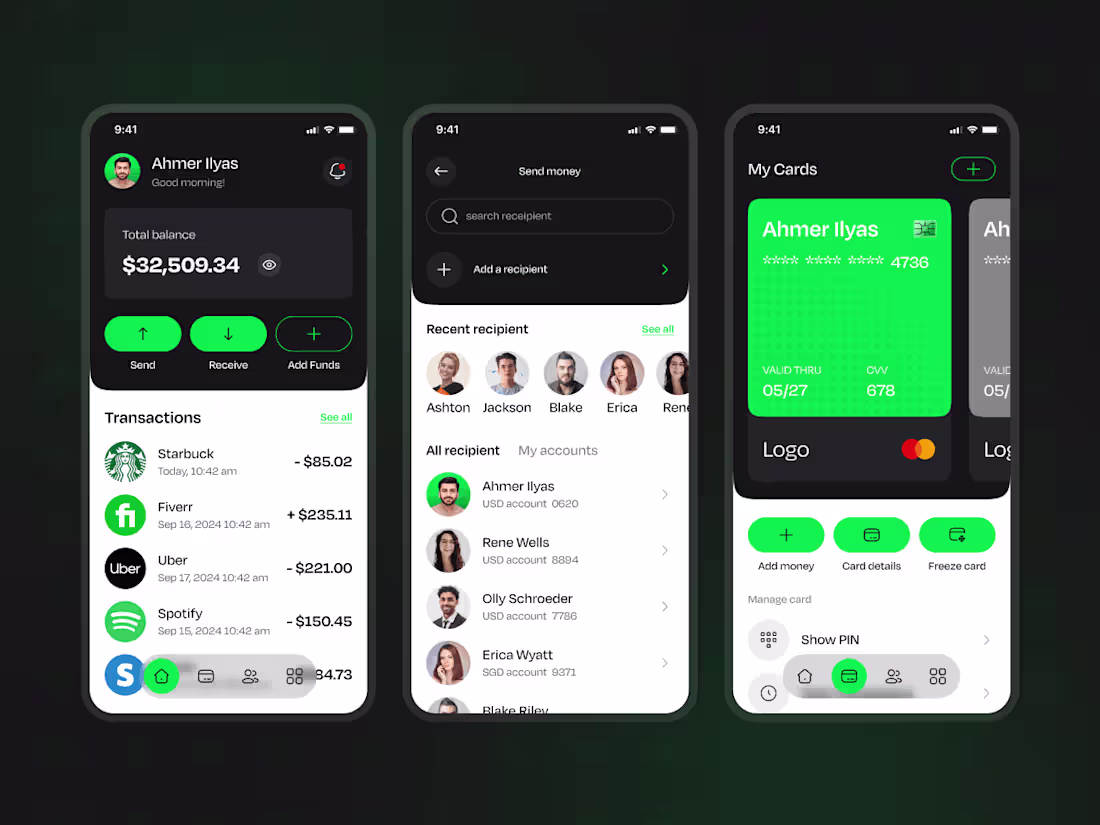 Cover image for Mobile Banking App UI Design