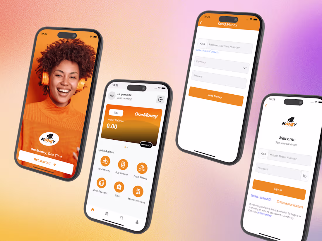 Cover image for OneMoney | Mobile App Development