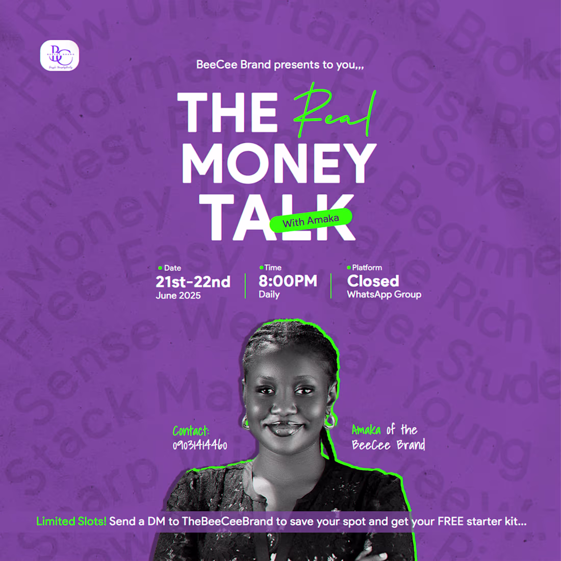 Cover image for The Real money Talk with Amaka